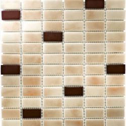 Елитарни стъклокерамични мозаечни плочки Talas T – 2258  от Betas Glass Mosai , с размер 31.5 x 31.5 см.